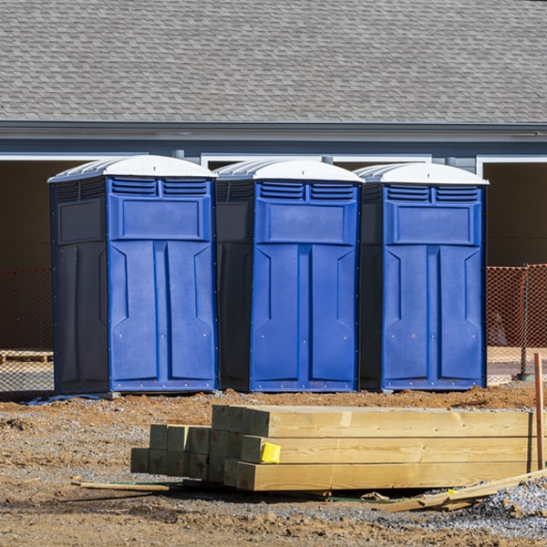 how do you dispose of waste after the porta potties have been emptied in Osceola Mills